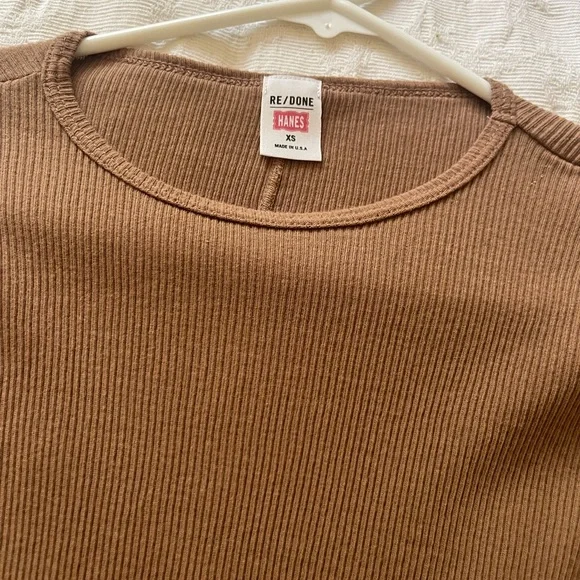 Redone Brown Long Sleeve Bodysuit - Picture 2 of 4